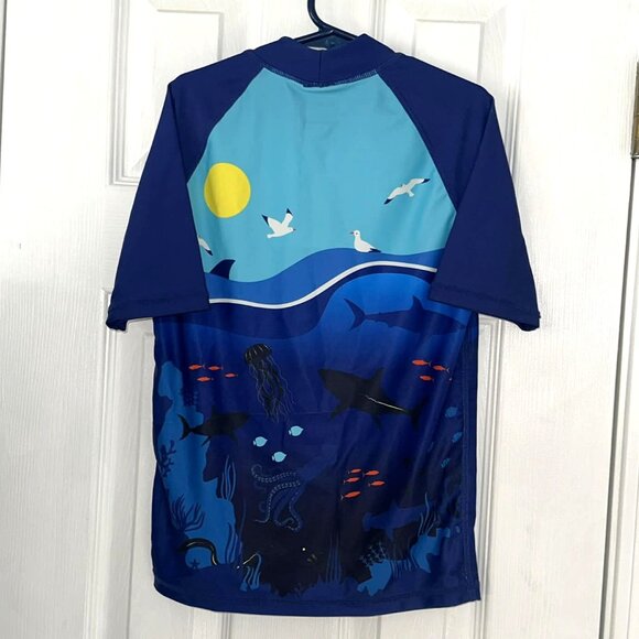 Mountain Warehouse Beach Rash Guard UV Protection Shirt 9 - 10 Years NWT - Picture 2 of 4